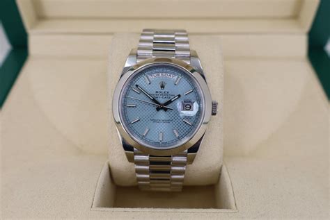 rolex day date 950 platinum|Rolex platinum day date 40.